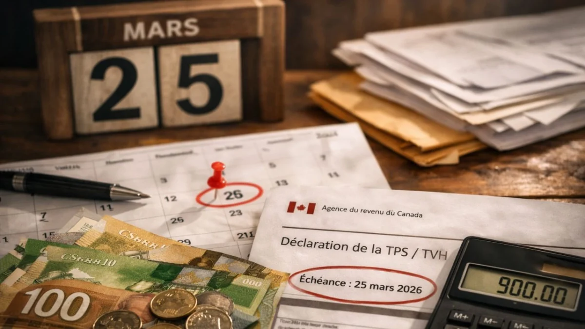 Paiement TPS/TVH de 900 $ attendu le 25 mars 2026 avec les informations essentielles